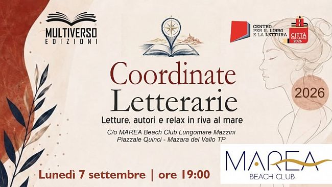 Coordinate Letterarie chiude la stagione a Mazara con “A Strega du mare” di Chiara Putaggio