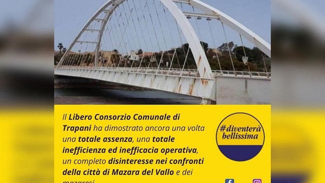 Diventeràbellissima interviene sulla chiusura del ponte sul fiume Arena