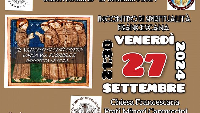 Castelvetrano, arrivano i frati francescani per tre giorni di incontri e spiritualità