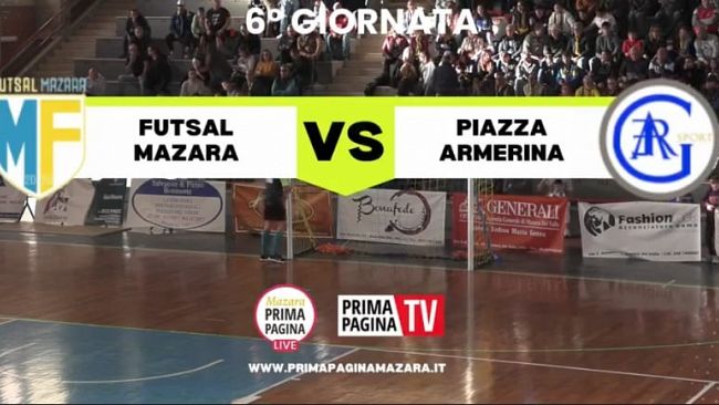 Asd Futsal Mazara 2020-Gear Piazza Armerina. Rivedi la diretta della partita