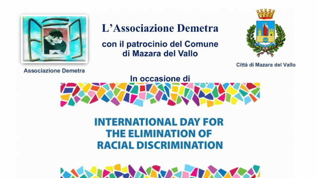 Lunedì Giornata internazionale per l'eliminazione della discriminazione razziale