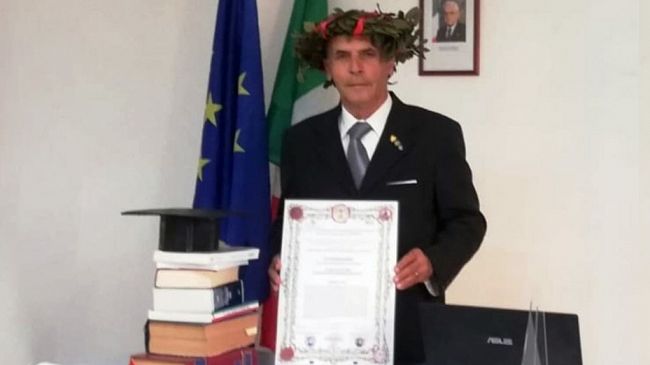Laurea ad honorem in “Scienze del Benessere Sportivo” per il cav. Ignazio Rondi 
