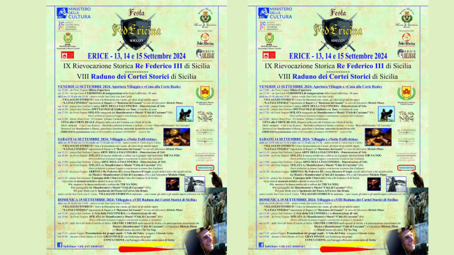 Erice, estate 2024: tutto pronto per la IX Festa Federicina