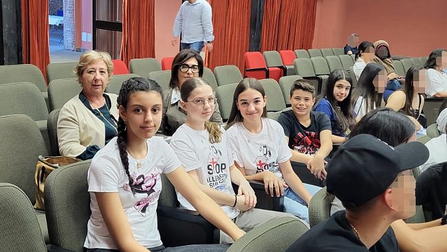 Gli Alunni dell'Ic Lombardo Radice-Pappalardo costruttori di pace