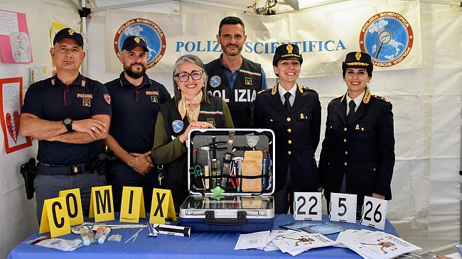 La Polizia di Stato al Trapani Comix 2026 con 