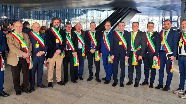 Il sindaco Anastasi a Roma alla presentazione del progetto di Poste Italiane