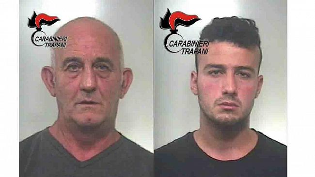 Mazara, Carabinieri arrestano padre e figlio per furto