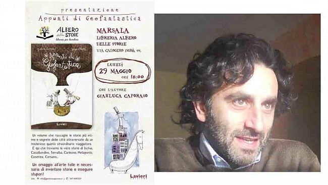 Marsala, ad Albero delle Storie Gianluca Caporaso con “Appunti di Geofantastica”