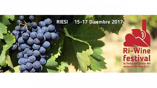 Dal 15 al 17 dicembre Riesi ospiterà la prima edizione del “Ri Wine Festival