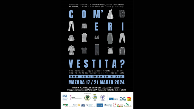 Mazara, domenica l'inaugurazione della mostra 