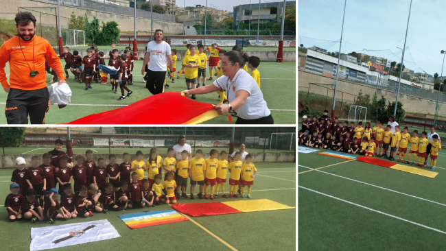 I campetti della scuola calcio di Nino Daí si colorano di gioia 