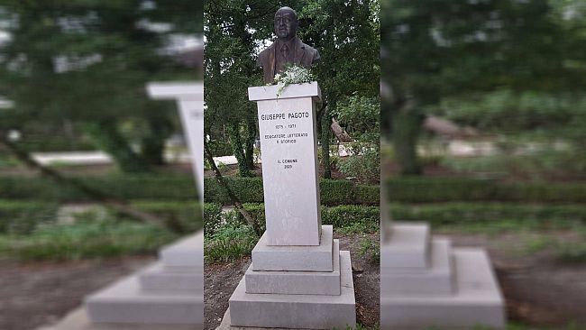 Erice, inaugurato il busto bronzeo in onore di Giuseppe Pagoto