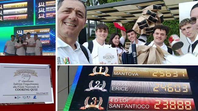 Nuovo riconoscimento per l'Istituto “Florio” di Erice: 2° posto al Cooking Quinz