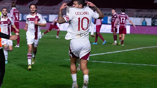 FC Trapani 1905, Lescano abbatte l'Arezzo