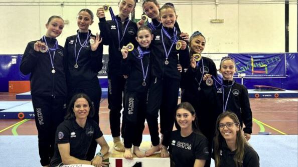 Ginnastica artistica: trionfo Marsala Gym Lab a Spadafora con sedici medaglie su sedici