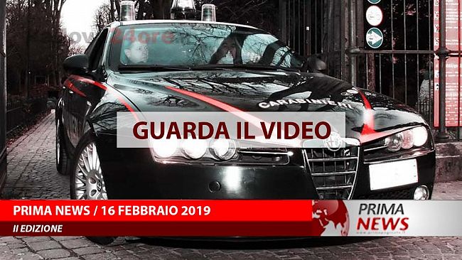 Prima News, 16 Febbraio, Seconda edizione