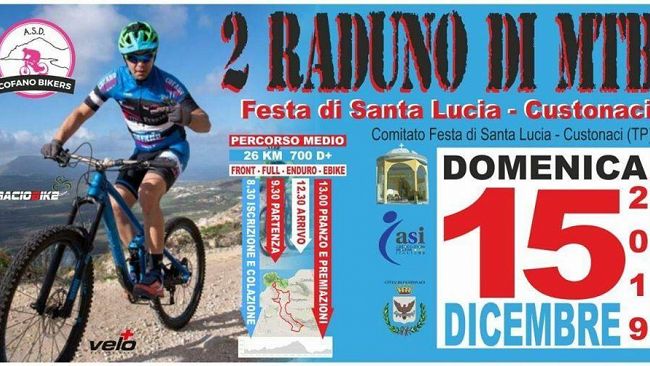 Asd Cofano Bikers, torna il raduno Mountain Bike di Santa Lucia