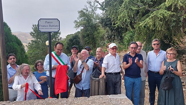 Gangi intitola il Parco Urbano a Franco Battiato