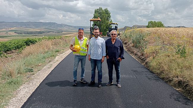 Santa Ninfa, completati i lavori di manutenzione strardinaria della SP7