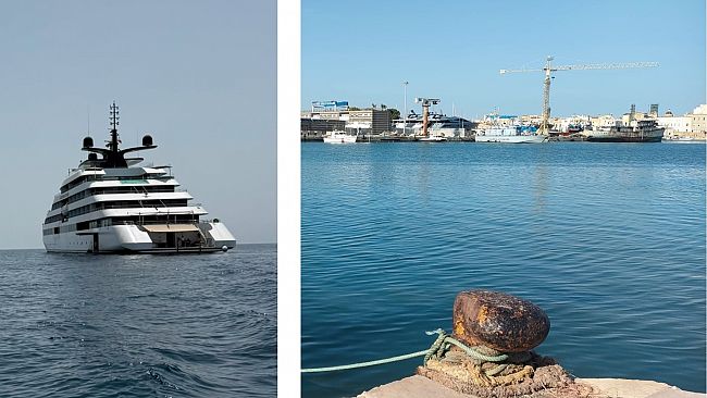 Mazara, maxi yacht e navi da crociera ormeggiate al largo. Per il dragaggio del porto si riaccende però la speranza… 