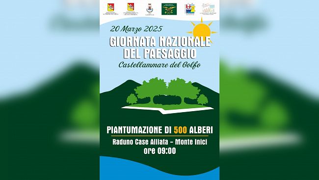 Castellammare: 500 alberi piantati dai bambini su Monte Inici nelle aree bruciate dagli incendi