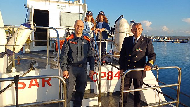Giro itinerante per Kevin e Justin presso la Capitaneria di Porto di Trapani