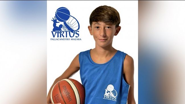 Il giovanissimo Gabriele Bertuglia della Virtus Mazara nella rappresentativa siciliana al Trofeo Coni