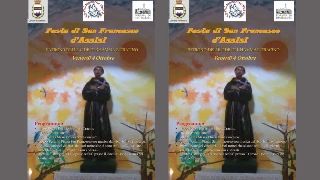 Pantelleria, tutto pronto per la festa di San Francesco di Assisi