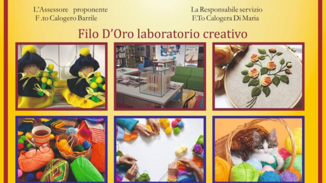 Montevago, al via il laboratorio creativo 