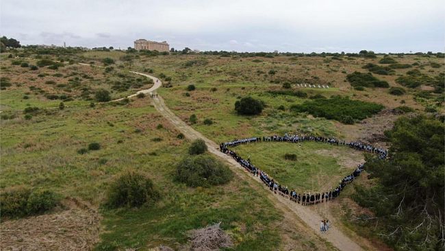 Gli scout della provincia ancora una volta sotto il tempio G di Selinunte
