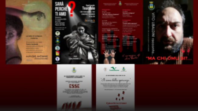 Mazara, Giornata internazionale per l'eliminazione della violenza contro le donne: ecco le manifestazioni in programma