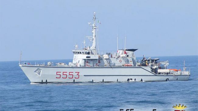 Marina Militare: il cacciamine Vieste a Trapani