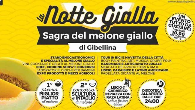 Sagra del melone giallo: a Gibellina l’11 settembre