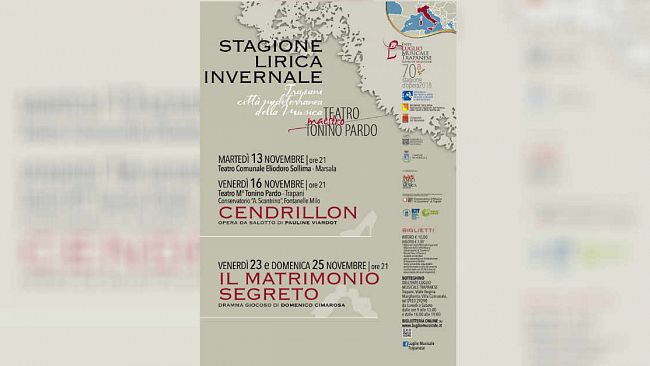 La stagione lirica invernale dell’Ente Luglio Musicale Trapanese tra Trapani e Marsala