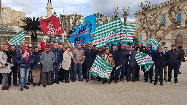 Pensionati, oggi il presidio a Trapani contro il blocco della perequazione