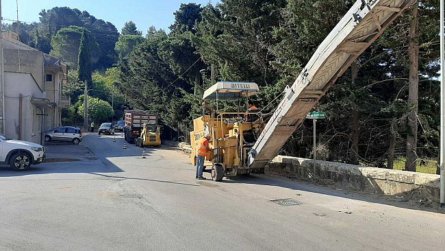 Salemi: asfalto nuovo a Ulmi, Pusillesi e Filci-Canalotto