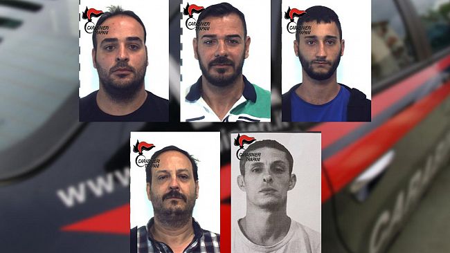 Castelvetrano: Arrestati 5 palermitani per coltivazione e spaccio di sostanze stupefacenti