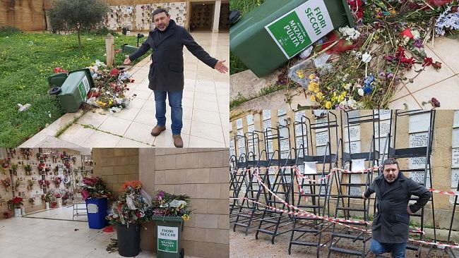 VIDEO – Mazara, gli “orrori” del cimitero comunale…