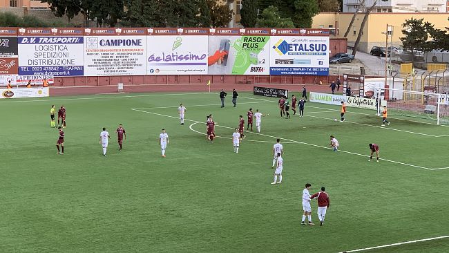 Un Trapani sciupone non sa più vincere: arriva un altro pareggio