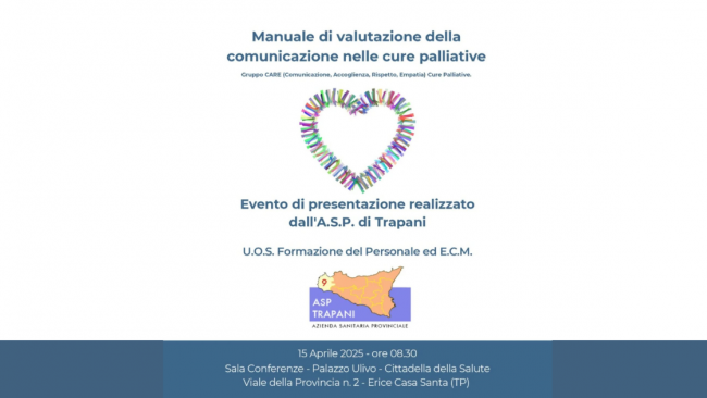 Erice, evento formativo dedicato alla comunicazione nelle cure palliative
