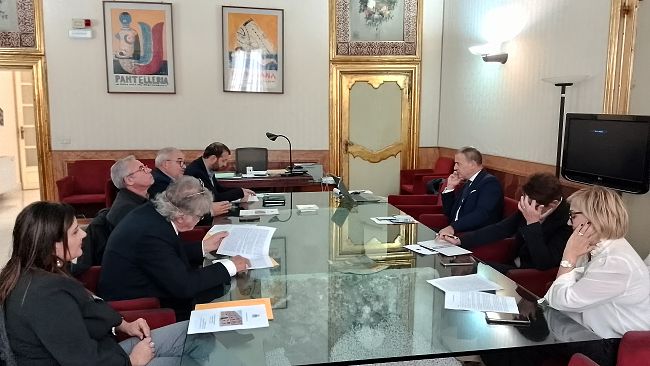 Il presidente del LLC di Trapani Salvatore Quinci incontra le organizzazioni sindacali