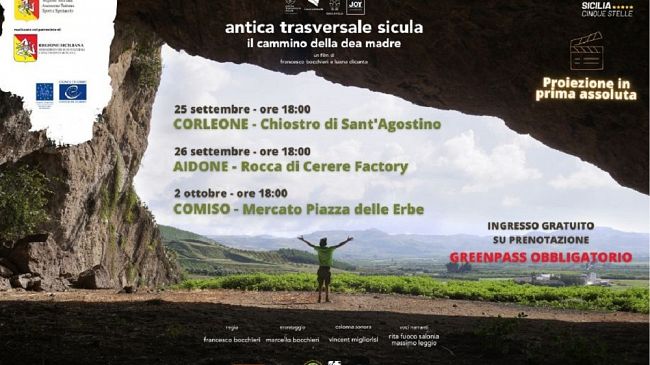 Il 25 settembre sarà proiettatto il docufilm dell“Antica trasversale sicula