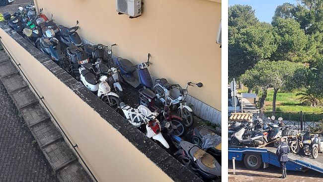 Marsala, controlli del territorio: altri 50 motocicli sequestrati dalla Polizia Municipale 