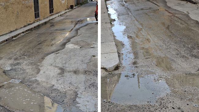 Mazara, perdita d'acqua in via Giuseppe Verdi. Dal Comune assicurano un sopralluogo per individuare il problema 