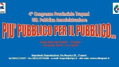 TRAPANI – Domani il 4° Congresso territoriale Uilpa Trapani