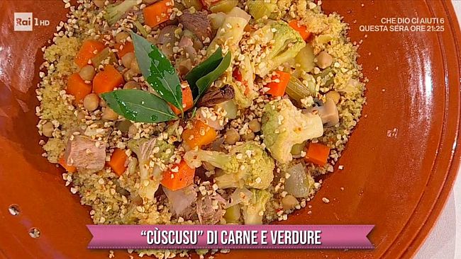 “U cùscusu” protagonista della puntata di “È sempre mezzogiorno” su Rai Uno