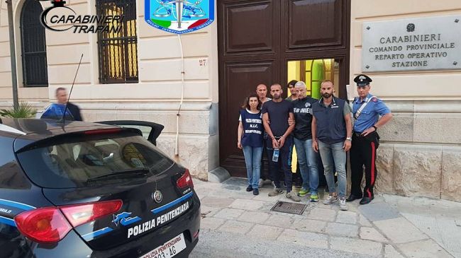 Trapani: dettagli arresto fuggitivo