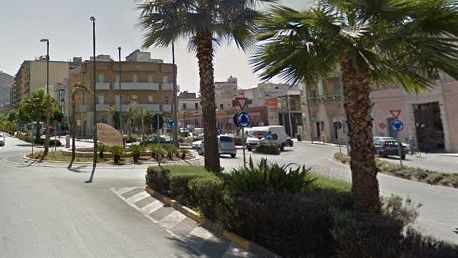 Trapani, Lavori in Piazza Martiri D’Ungheria