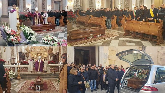 VIDEO – Mazara, Celebrati i funerali di Rosalia Garofalo vittima di femminicidio