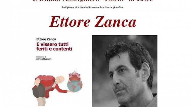 Il 7 maggio Ettore Zanca presenta a Erice “E vissero tutti feriti e contenti”
